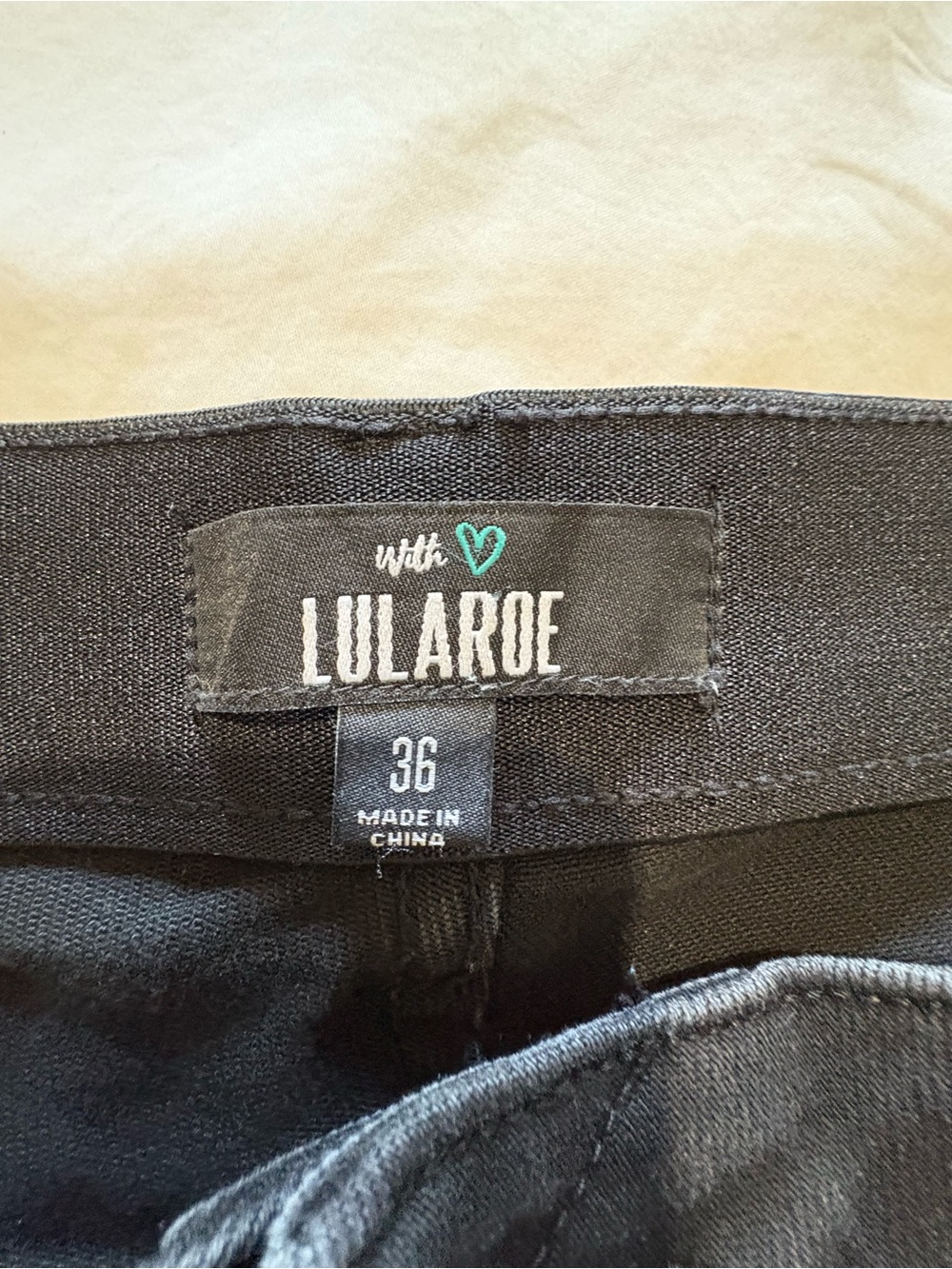 LuLaRoe - Black Jeans - sz 36